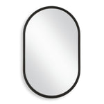 black wall mirror