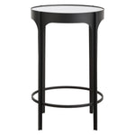 Small Matte Black Accent Table
