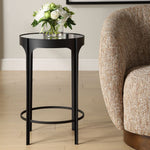 Modern Black Accent End Table