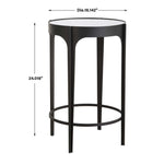 Modern Mirrored Side Table