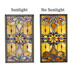 Colorful Glass Window Art – 276 Cut Tiffany Panel from Fine Art Lighting