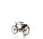Antique Bicycle Model – Black Iron Safety Bike Replica – 5 Inch Height