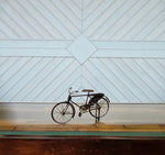 Classic Iron Bicycle Decor – Retro Safety Design in Black – 5 Inches High
