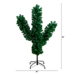 Artificial Cactus Tree for Christmas Décor, 4'