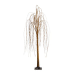 Rustic Lighted Willow Tree