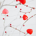 Lighted white twig tree for romantic home and office décor.