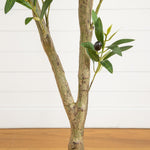 Green artificial olive tree for entryways and empty corners