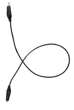 Black Alligator Clip Circuit Lead for Physics Labs