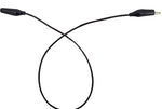 18 Inch Black Alligator Clip Connector Cord