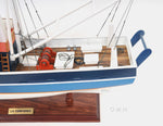 La Confiance Painted Boat Model – Hand-Built Maritime Collectible – 21 Inch Height