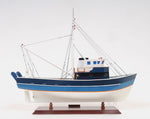 La Confiance Painted Fishing Boat – Wooden Display Model – 21 Inch Tall