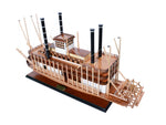 Fully Assembled Mississippi Paddlewheel Ship – Historical Riverboat Replica