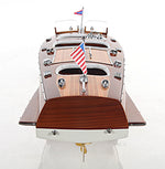 Chris Craft Triple Cockpit Replica – White Bottom – Ready-to-Display 24.5 Inch