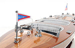 Chris Craft Handcrafted Boat – Detailed Rudders & Props – 24.5 Inch Display