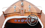 Chris Craft Medium Model – Mahogany & White Finish – Fully Assembled 24.5 Inch