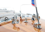 Chris Craft Boat Replica – Chrome & Brass Details – Display Ready 24.5 Inch