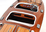 Chris Craft Triple Cockpit Replica – Wood Stand Included – Ready-to-Display 24.5 Inch
