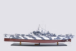 Wooden USS Alabama Battleship – Handcrafted BB 60 Model – Display Piece