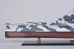 USS Alabama Model – Handcrafted WWII Warship – 42.5 Inch Wooden Replica