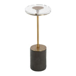 Thick crystal slab furniture top
