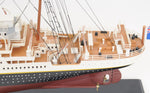 Wooden Titanic 100 Year Anniversary Model – Plank-on-Frame Decorative 40”