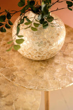 capiz shell tables,