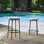 Heavy Textured Java Finish Thayer Outdoor Counter Stool