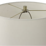 Natural texture and brass lamp