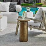 Modern patio side table