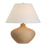 Terracotta Table Lamp – Traditional Ceramic Design – 23.5