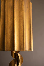 Tall Table Lamp 43.5 in Antique Gold Metal Finish For Indoor Spaces Brand
