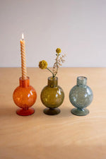 multicolor candle holders