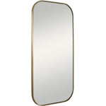 Modern 41 Inch Tall Brass Wall Mirror – Uttermost Taft Collection