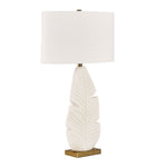 Tropical Style Table Lamp with Linen Shade