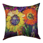 Bold Sunflower Accent Pillow – 18