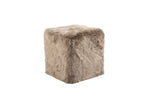 Longwool Sheepskin Cube Ottoman 20