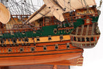 Historic Wooden Ship Model – Friesland 26 in Vessel – Handcrafted Display