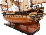 Wooden Tall Ship – HMS Surprise with Hand-Rigged Masts and Cannons