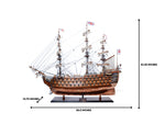 Wooden HMS Victory 32.25 Inch – Handcrafted Tall Ship – Admiral Line Edition