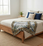 Christian Tapestry Throw 23rd Psalm 50×60