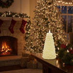Indoor Christmas LED Pine Tree Candle 8