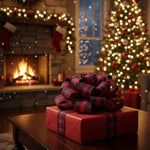 Christmas Polyester Wired Ribbon