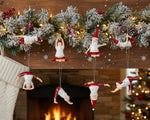 Christmas Yoga Santa Ornaments