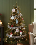 Christmas Ceramic Ornament Set of 24