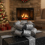 Grey Wired Ribbon Rolls Set