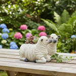 Small Sheep Planters – Decorative Resin Accent –