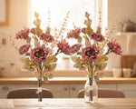 Artificial Sunflower Bundle – Mixed Floral Stems – Set of 2