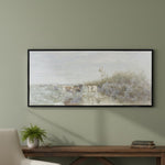 Cow and Stream Farmhouse Canvas Art