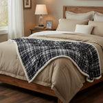 Throw Blanket - Fleece Throw – Red Buffalo Plaid, 50