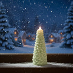 Christmas Tree Candle – Battery Operated LED Wax Décor